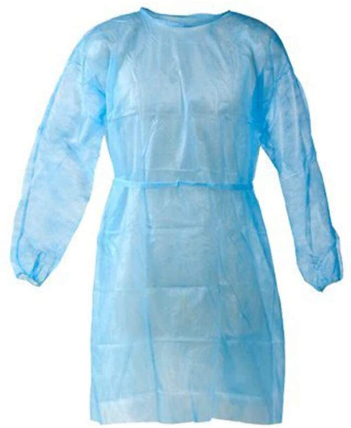 Blue CPE Isolation Gowns