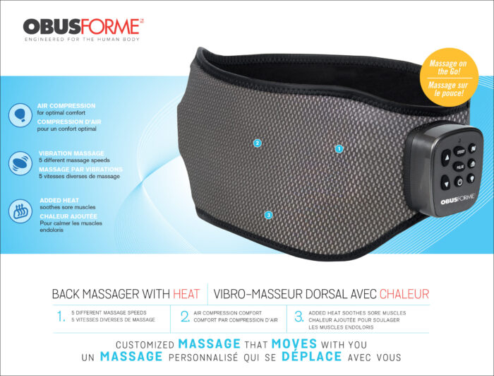 Portable Back Massager With Heat